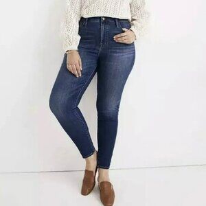 🟣🟣 Madewell Womens Curvy High-Rise Skinny Jeans Size 37 #J7677